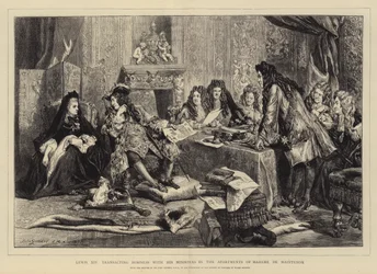Louis XIV, Transacting Business with his Ministers in the Apartments of Madame de Maintenon